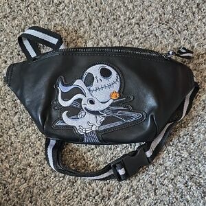 Loungefly Black and White Skeleton Fanny Pack